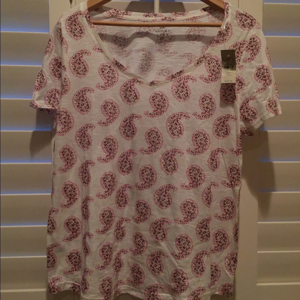 Sunwashed Ann Taylor TShirt XL Petite